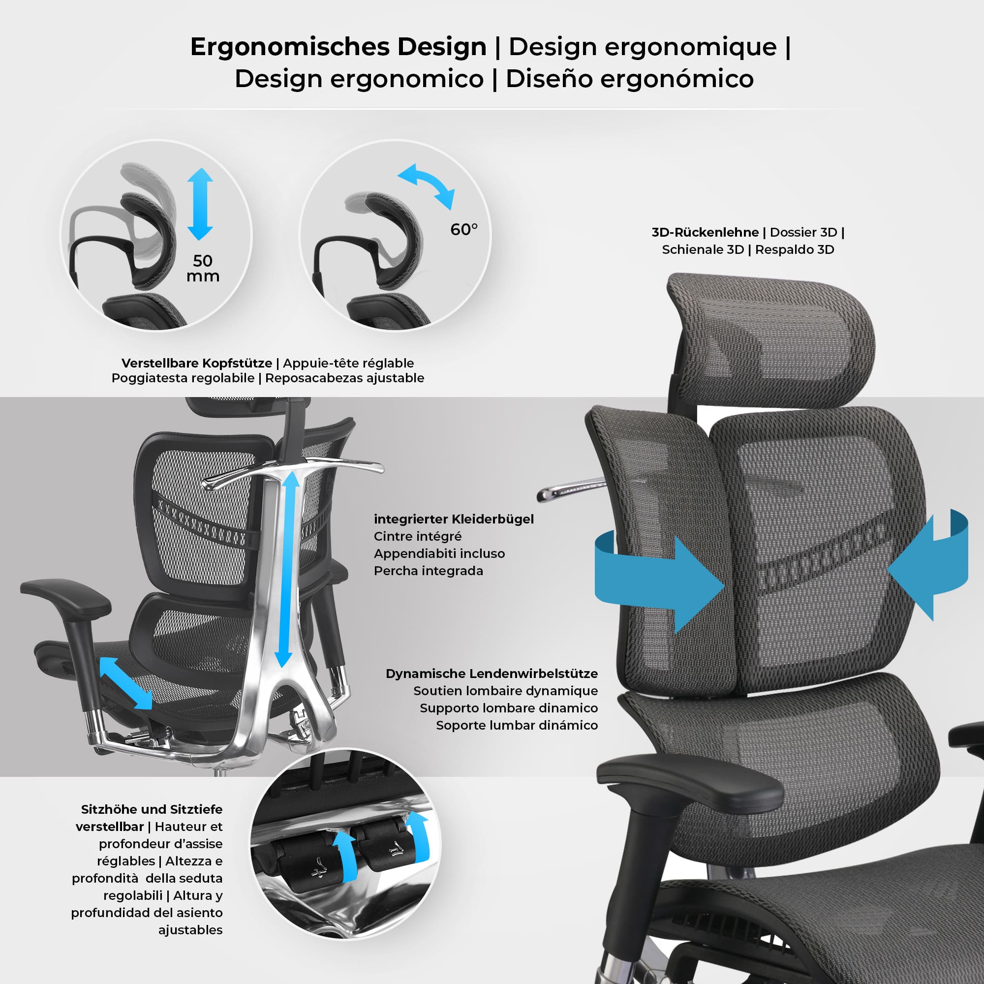 Bürostuhl Norfolk Ergonomic